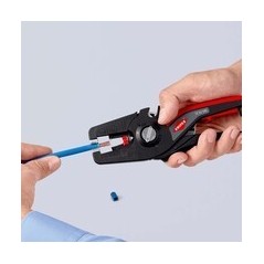Knipex PreciStrip16 Cable Cutter - Precision Cutting Tool for Effortless Cable Stripping | 4003773085829